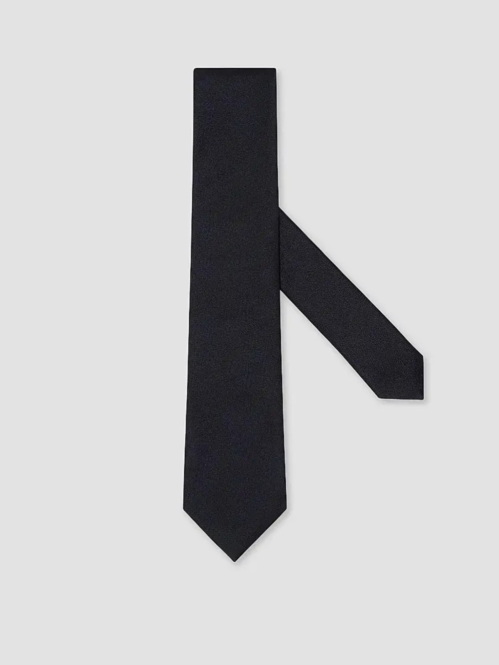 ZEGNA MEN’S MULBERRY SILK TIE BLACK NWOT